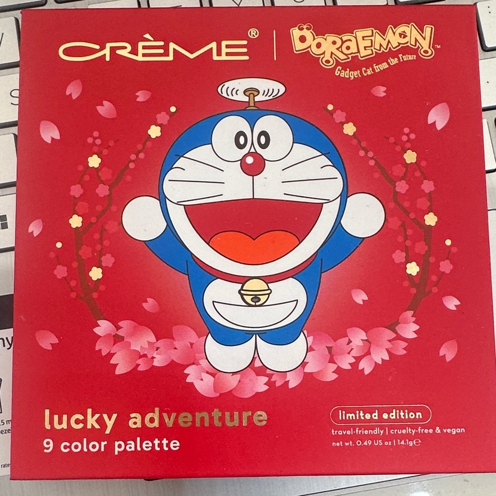 The Crème Shop x Doraemon Lucky Adventure 9 Color Eyeshadow Palette